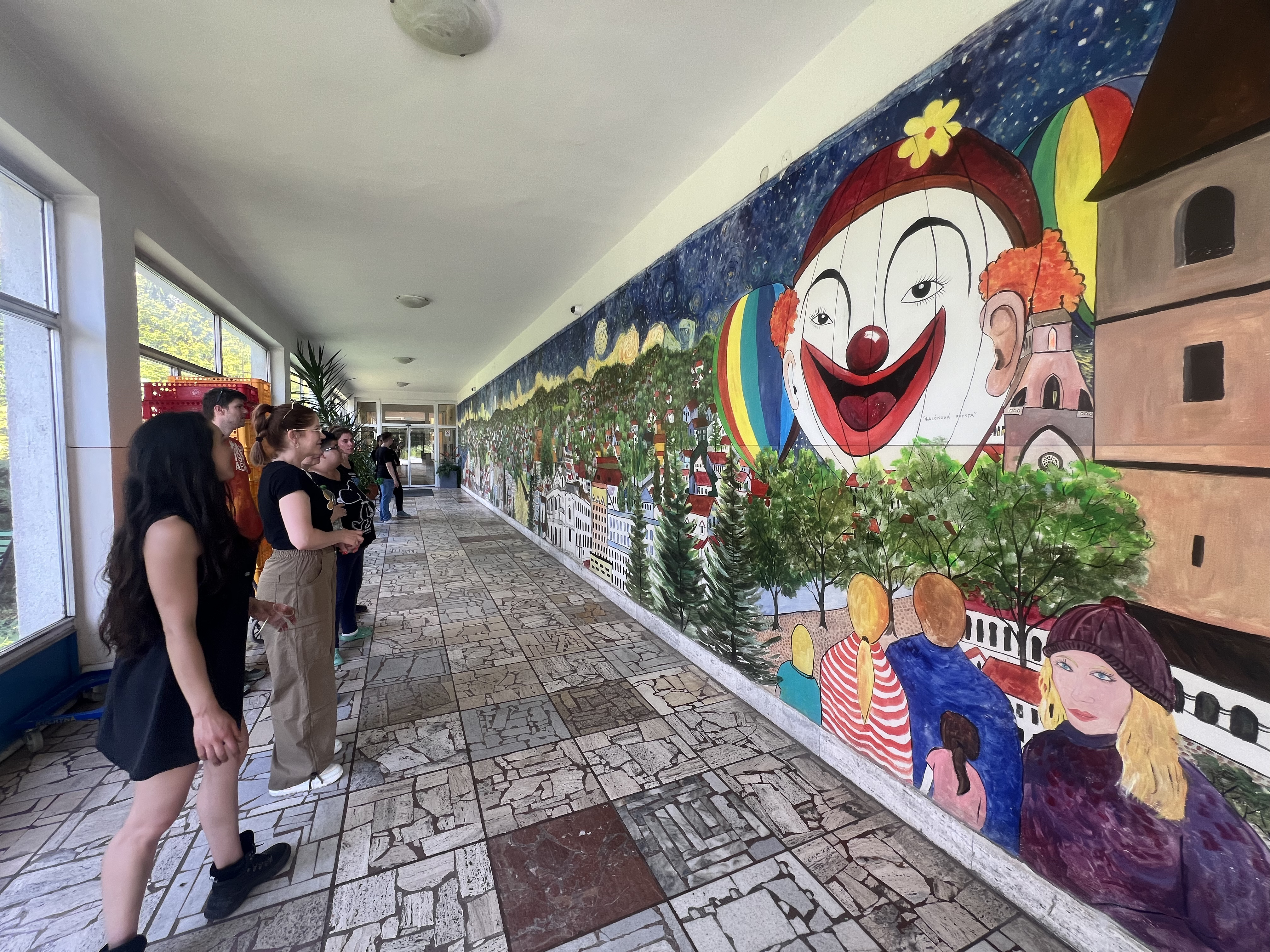 tour of their social centre